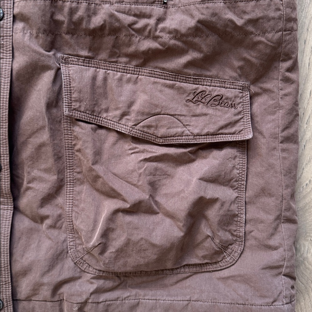 Vintage L.L. Bean Brown Baxter State Parka with Detachable Hood Women’s Large - Picture 7 of 11